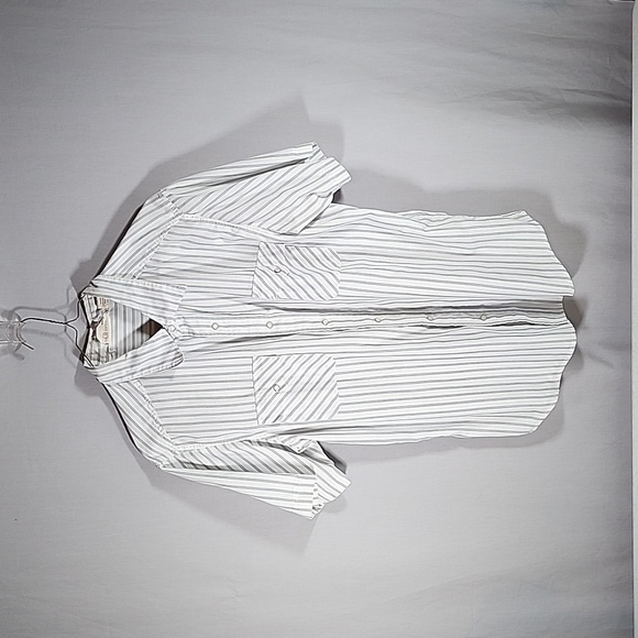 BKE67 Other - BKE67 Modern Western Style Men's Short Sleeve Button Up Shirt Size Large